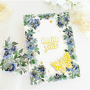 Pinkfresh Studio Foiled Washi Tape 4"x 11yd - Indigo Roses