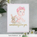 Picket Fence Studios 4"X8" Stamp Set - Somebunny Loves You*