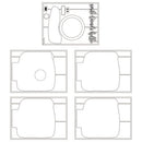P13 Light Chipboard Album Base 8"X8" - Hello Spring