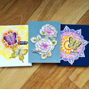 Simon Hurley create. Clear Stamps 6"X9" - Butterfly Kisses*