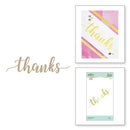 Spellbinders Glimmer Plates Sweeping Thanks*