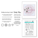 Spellbinders Clear Acrylic Stamps By Becca Feeken - Quilty Hugs Sentiments