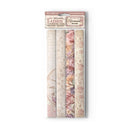Stamperia Polyester Fabric 12"x 12" 4/Pkg - Romance Forever
