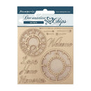 Stamperia Decorative Chips 5.5"X5.5" Create Happiness Welcome Home Bicycle*