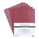 Spellbinders Glitter Foam Sheets 8.5"X11" 10 pack Peony Pinks -Bright Pink & Light Pink