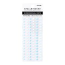 Spellbinders Dimensional Enamel Dots Two Tone Blue