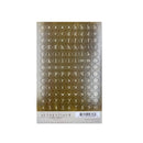 Authentique - Alphabet 4'' x 6'' Stickers - Petite Type Circle Dark Green*