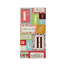 Scenic Route Cardstock Stickers - Charlotte Monogram - E,F,G,H*
