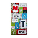 Scenic Route Cardstock Stickers - Cape Town Monogram - M,T,V,W,Y*