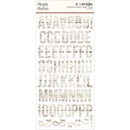 Simple Stories Colour Vibe Foam Alpha Stickers 6"X12" 129pack Woods - Aspen