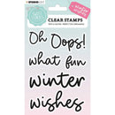 Studio Light Sweet Stories Clear Stamps - Nr. 162, Quotes Large Winter Wishes*