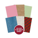 Hunkydory Stickables A5 Self-Adhesive Papers - Fabric*