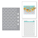 Spellbinders Stencil - Celebrate You, Venetian Wallpaper*