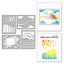 Stampendous stencils - Dreamy Backdrop*