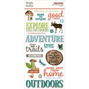 Simple Vintage Lakeside Foam Stickers 42 pack*