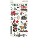 Simple Vintage 'Tis The Season Chipboard Stickers 6"X12"