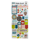 Echo Park Sticker Accents 6"x12" - Homemade*