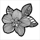 Crafter's Workshop Template 12"X12" - Flower Blossom*