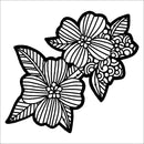 Crafter's Workshop Template 12"X12" - Dogwood Pair*