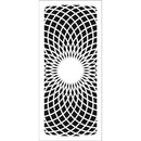 Crafter's Workshop Slimline Stencil 4"X9" - Circular Rings*