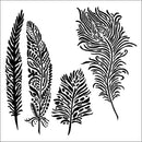 Crafter's Workshop Template 6"x 6" - Playful Plumes