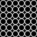 Crafter's Workshop Stencil 6"X6" - Grid Of Rings*