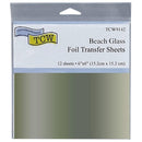 Crafter's Workshop Foil Transfer Sheets 6"X6" 12 pack - Beach Glass*