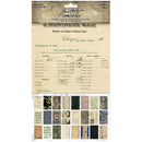 Tim Holtz Idea-Ology Backdrops Double-Sided Cardstock 6"X10" 24 pack Volume