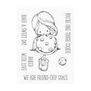 My Favorite Things Tiddly Inks Stamps 3"x 4" - Friend-Chip Goals*