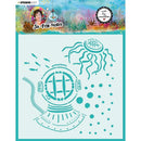 Studio Light Art By Marlene 7.87"x 7.87" Stencil - Diver, So-Fish-Ticated*