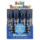 Kwik Stix Solid Tempera Paint Sticks 12/Pkg - Black