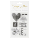 Teresa Collins Clear Stamp Set - Never Give Up, Empowerment*