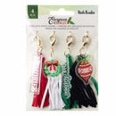 Vicki Boutin Evergreen & Holly - Tassels 4 Pack With Charms*