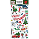 Carta Bella White Christmas Chipboard 6"x 13" - Accents