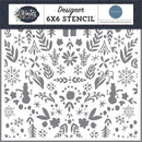 Carta Bella Stencil 6in x 6in - Winter Wonderland*