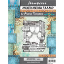 Stamperia Cling Stamp 5.90"X7.87" Writings, Sir Vagabond In Japan*
