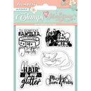 Stamperia Clear Stamps - Labels, Circle Of Love