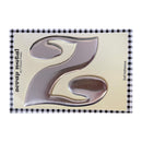 Pressed Petals - Letter Z - Large - Silver*