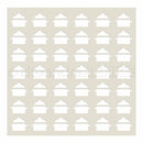 Alexandra Renke Stencil 6 inch X6 inch Cooking; Pots