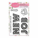 Apple Blossom A6 Stamp Set - New Job with Sentiments - Set of 5 - Heartfelt Moments