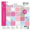 Artemio Sweet Papers 12 Artemio Sweet Papers 12 Inch X12 Inch 40 Pack 2 Each Of 20 Designs