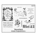 Artistic Outpost Cling Stamp 9In. X 7In. Neverland
