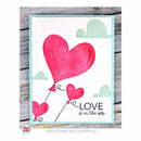 Avery Elle Clear Stamp Set 4"x 6" Love Is In The Air