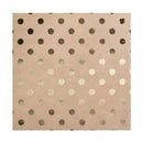 Bazzill Foiled Kraft Cardstock 12In. X12in. Gold Dot