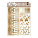 Bo Bunny - Essentials Foil Transfer 9 Inch X12.5 Inch Accents/Copper