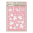 Bo Bunny - Essentials Stickable Stencil 12 Inch X12 Inch - Falling Leaves
