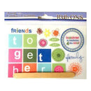 Carolee's Creations Adorn-It - Friends Rub Ons