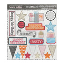 Teresa Collins Chipboard Elements - Celebrate 9"x9"*