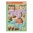 Christmas Cuties A4 Box Pops! 2 pack Blinky The Owl/Robbie The Robin