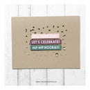 Concord & 9th Clear Stamps 6 inch X8 inch Triple Step Hooray*